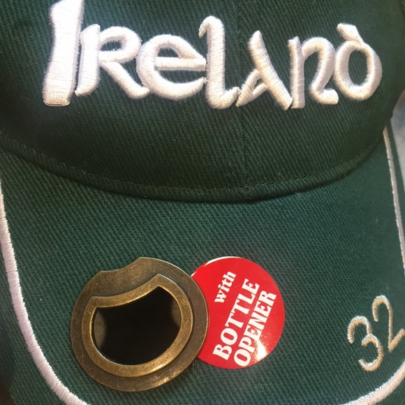 ❤️ 🇮🇪 Ireland hat with bottle opener NEW NWT - Picture 10 of 14